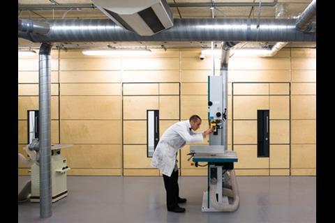 An engineer uses one of Metropolitan Works’ £2m range of design equipment